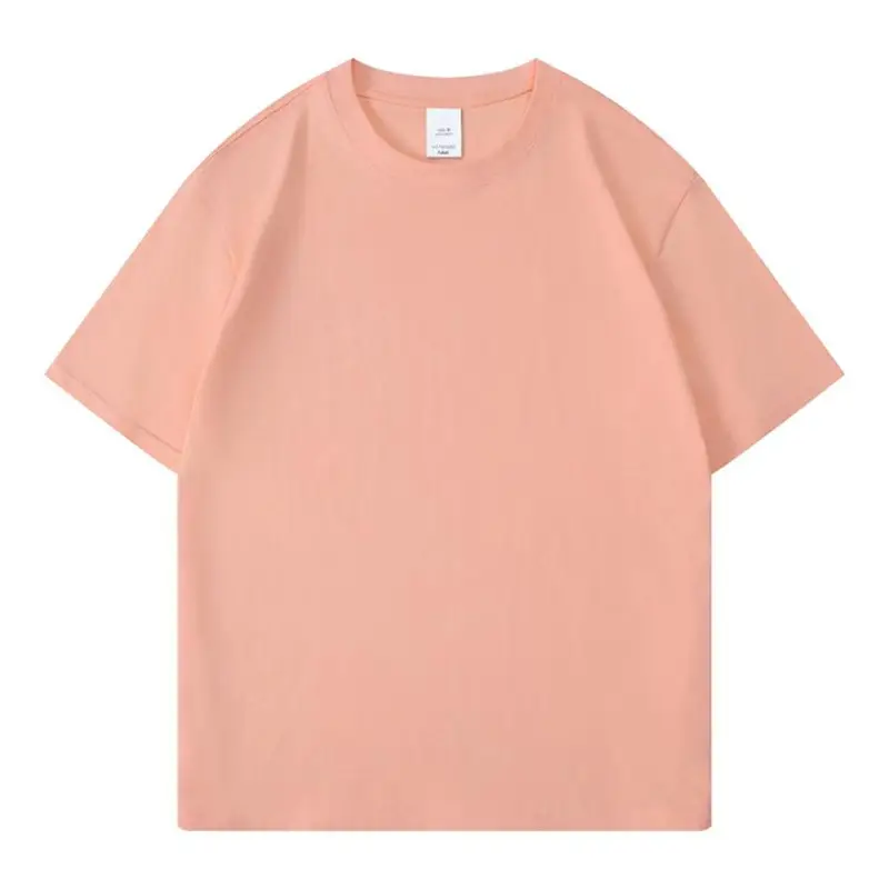 Men Loose Fit Orange Cotton T-Shirt 79000 - Image 9