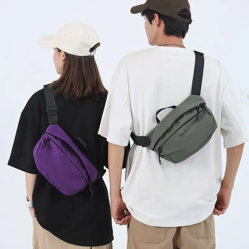 Men's Red Crossbody Phone Bag with Adjustable Strap - Image 7