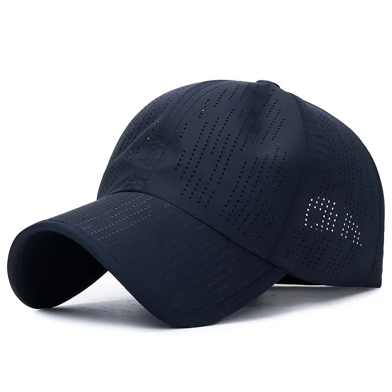 Blue Laser Punched Baseball Cap for Men Women Travel Outdoor Sports - Image 8