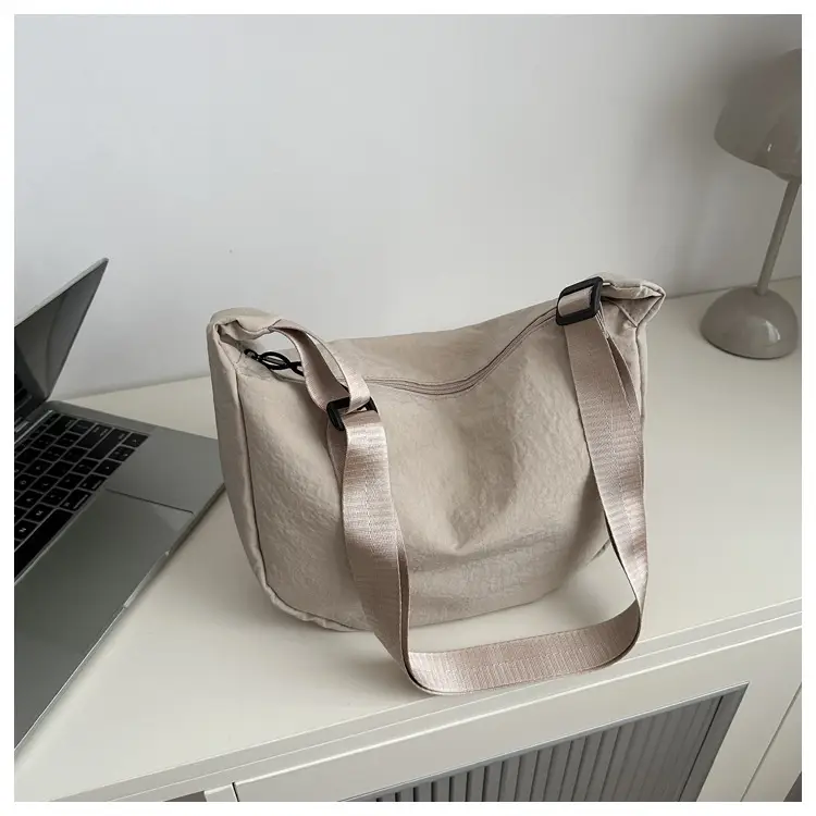 Women's Elegant Shoulder Crossbody Bag Beige 2024 - Image 7