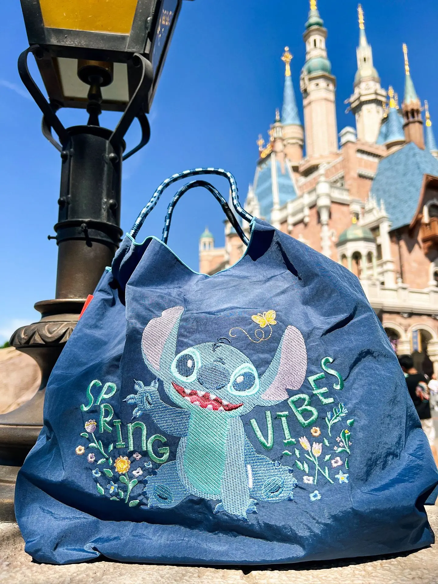 Stitch Bag Large Capacity Embroidered Nylon Women's Shoulder Bag - Image 10