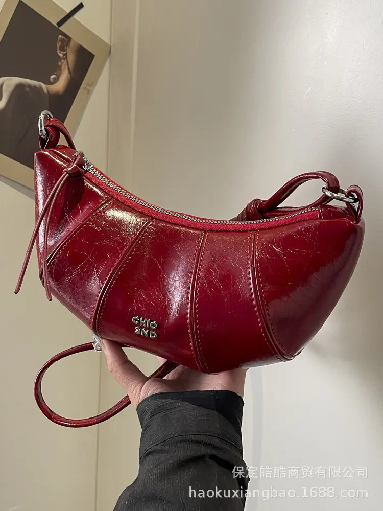Silver Croc Crossbody Bag Women 2024 New - Image 9