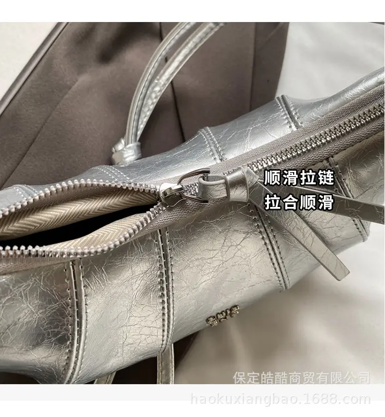 Silver Croc Crossbody Bag Women 2024 New — feature 5