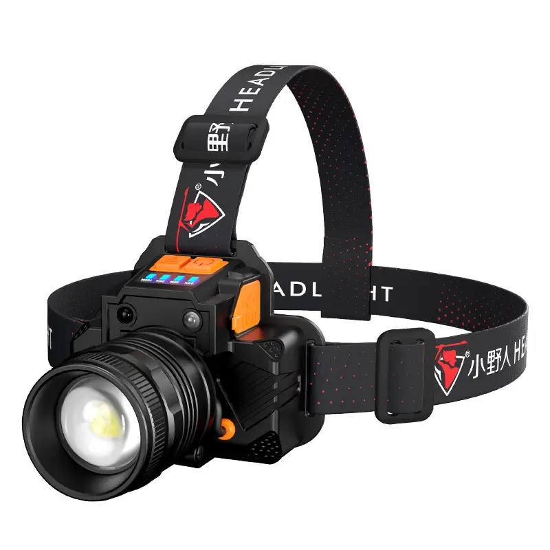 Rechargeable Head-mounted LED Flashlight for Camping & Fishing - Image 12