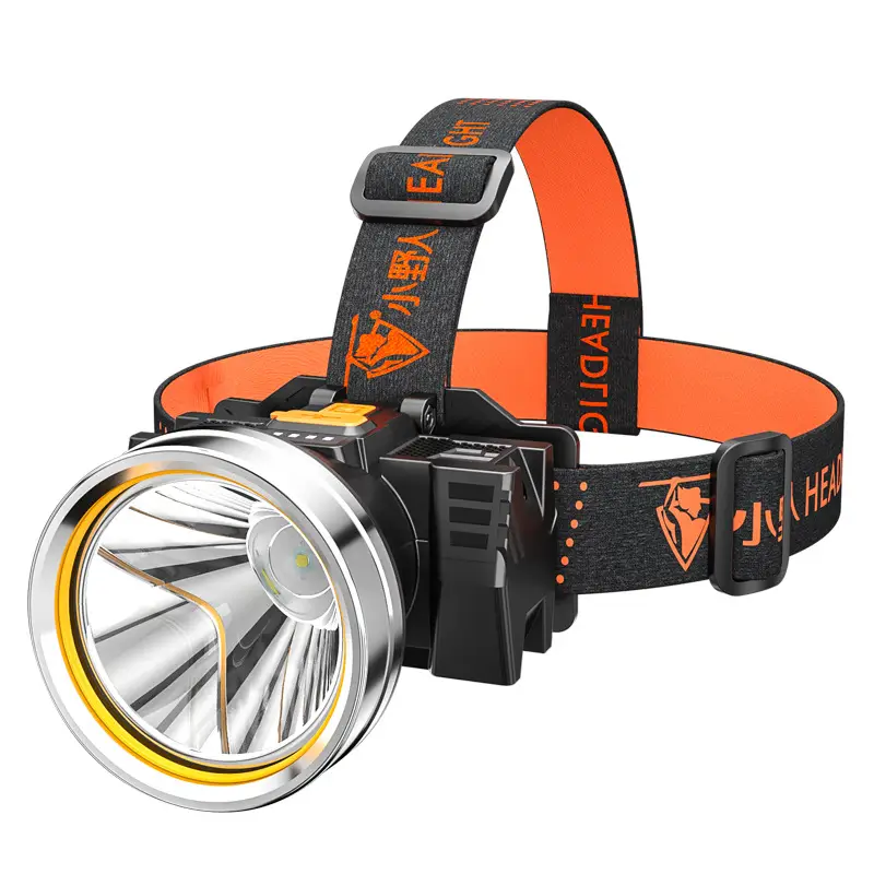 Rechargeable Head-mounted LED Flashlight for Camping & Fishing - Image 7