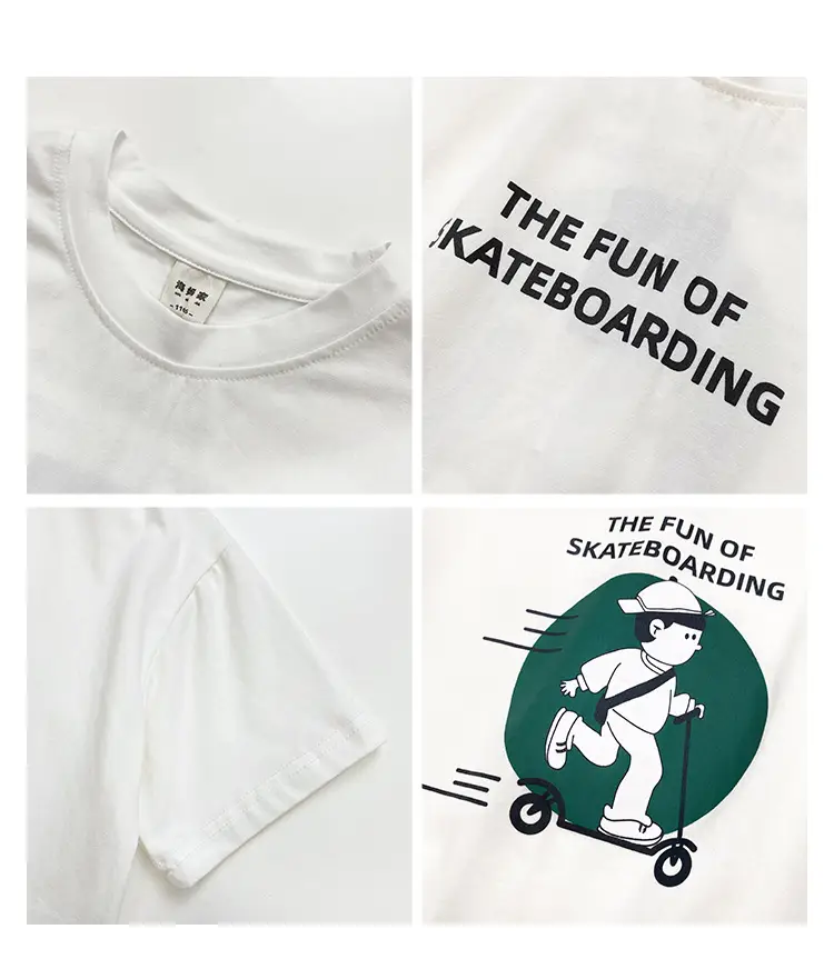 Boys T-Shirt Summer 2026 Kids Trendy Graphic Print — feature 4