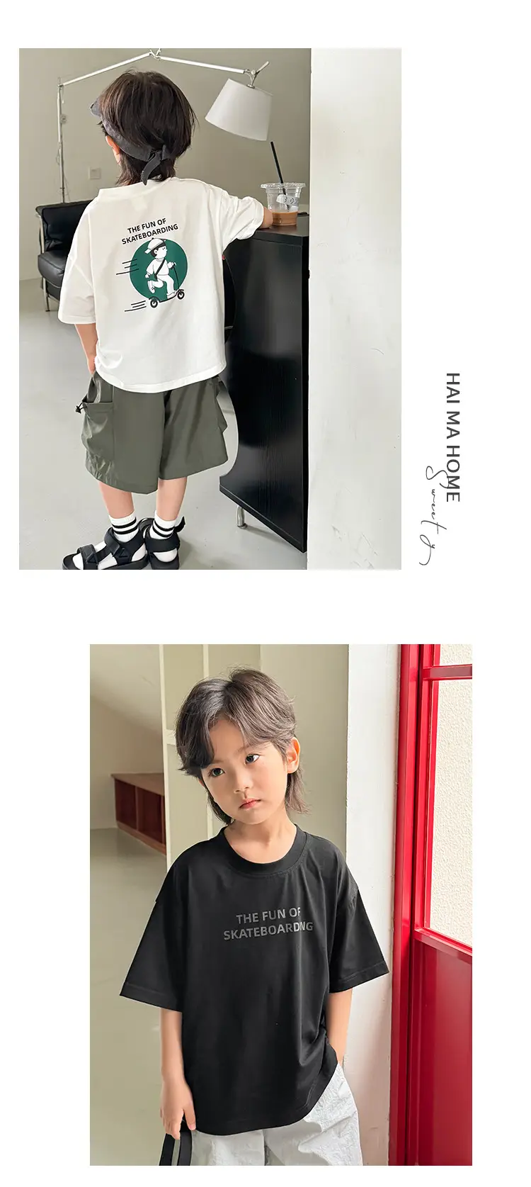 Boys T-Shirt Summer 2026 Kids Trendy Graphic Print — feature 9