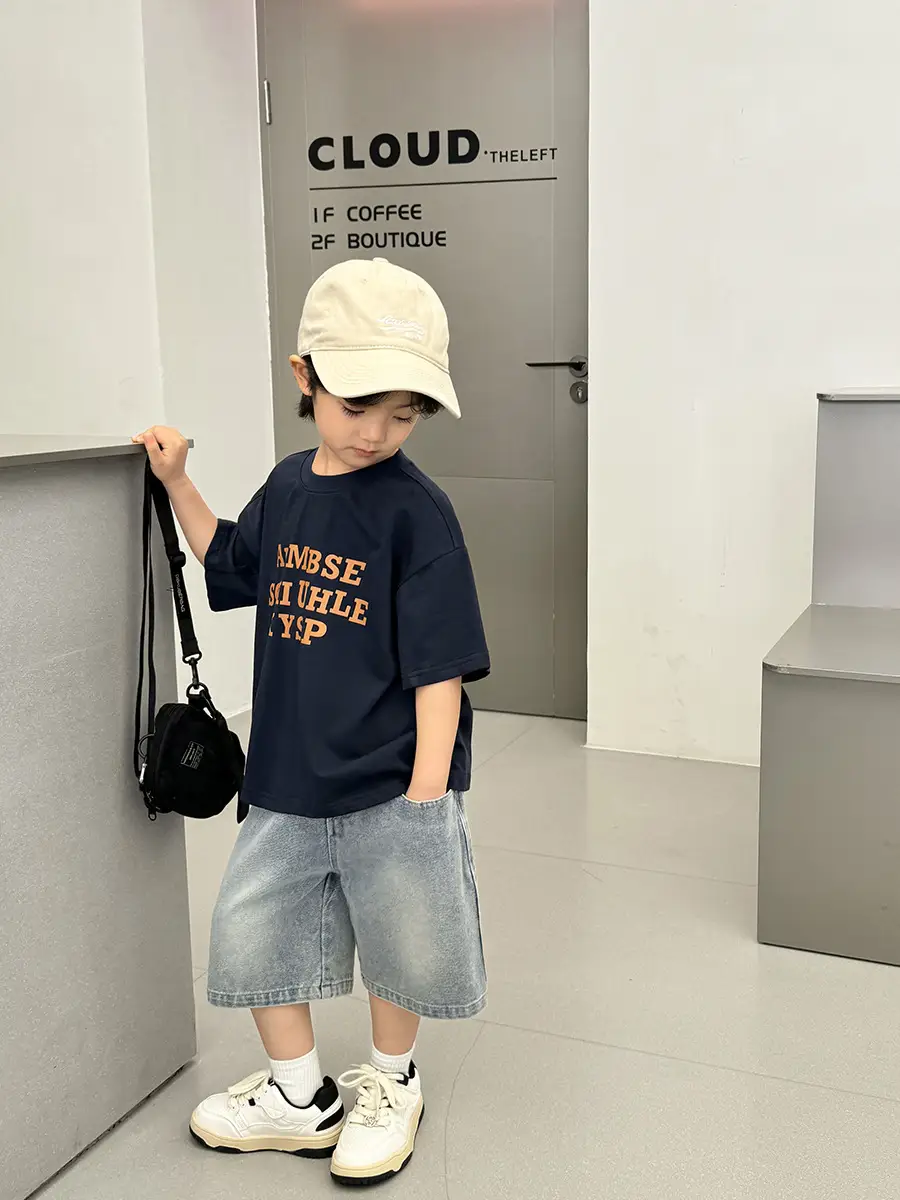 Haima Boys T-Shirt White Cotton Summer 2026 - Image 7