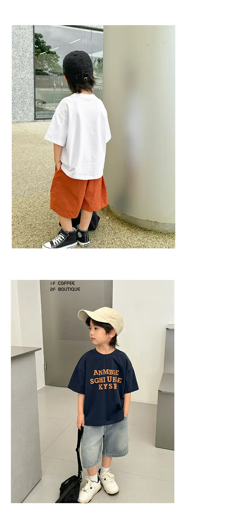 Haima Boys T-Shirt White Cotton Summer 2026 — feature 10