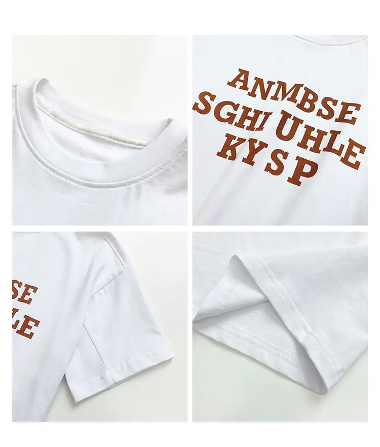 Haima Boys T-Shirt White Cotton Summer 2026 — feature 4
