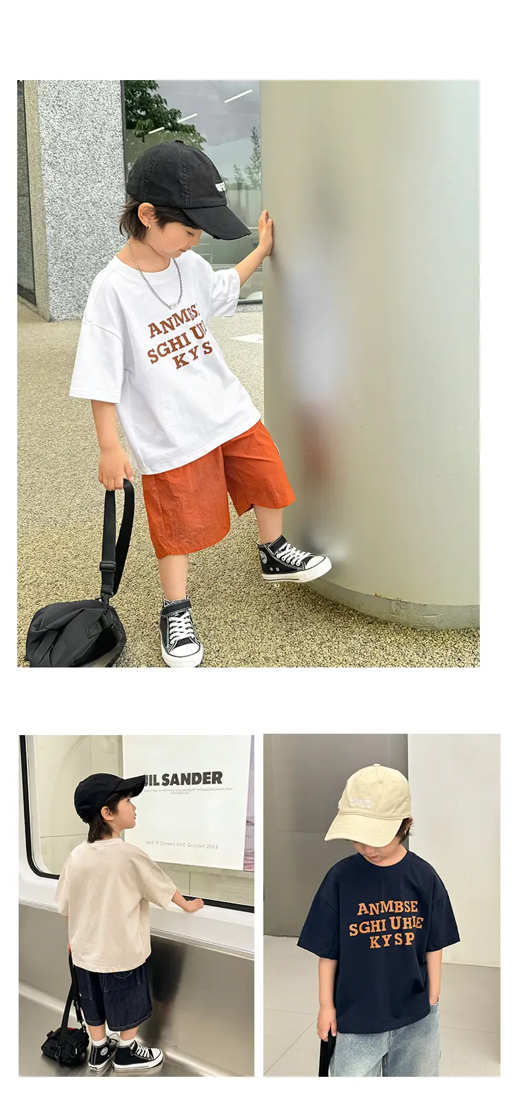 Haima Boys T-Shirt White Cotton Summer 2026 — feature 8