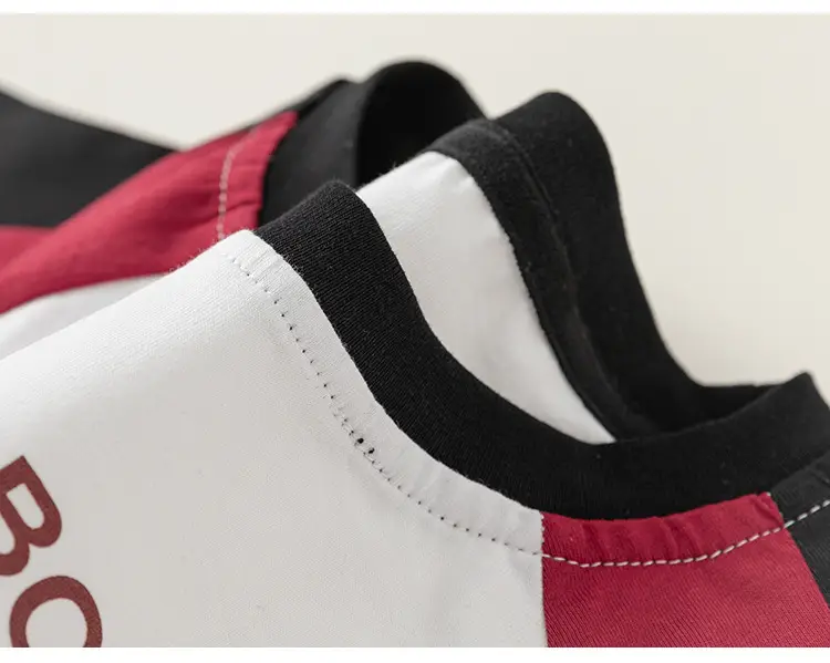 Kids Raglan Sleeve T-Shirt White Black Summer Wear — feature 18