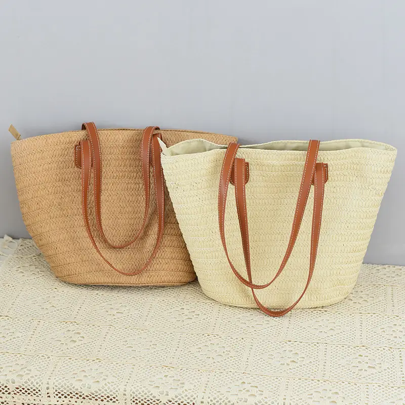 Women's Straw Shoulder Crossbody Bag Large Capacity — feature 9