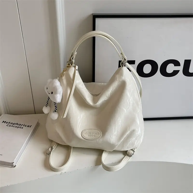 Light Green Korean Commuter Tote Bag for Women - Image 7