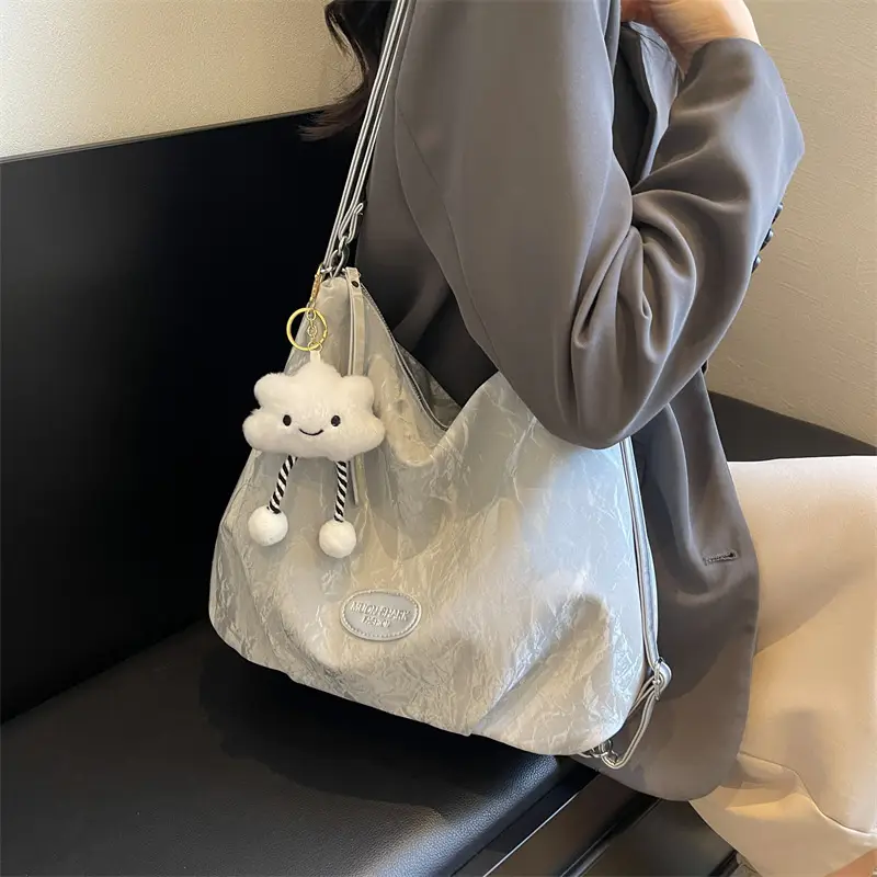 Light Green Korean Commuter Tote Bag for Women - Image 9