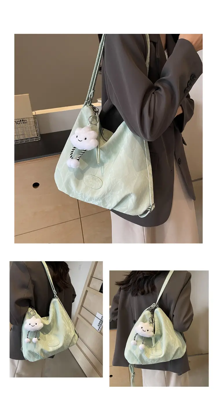 Light Green Korean Commuter Tote Bag for Women — feature 12