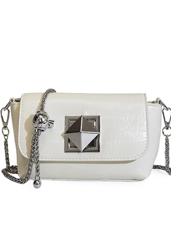 Silver Chain Shoulder Bag Women 2024 New Design - Image 8