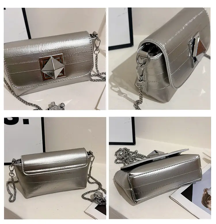 Silver Chain Shoulder Bag Women 2024 New Design — feature 11