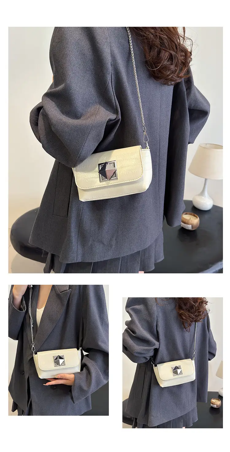 Silver Chain Shoulder Bag Women 2024 New Design — feature 14