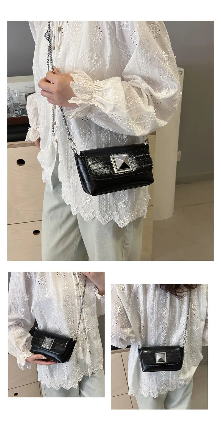 Silver Chain Shoulder Bag Women 2024 New Design — feature 15