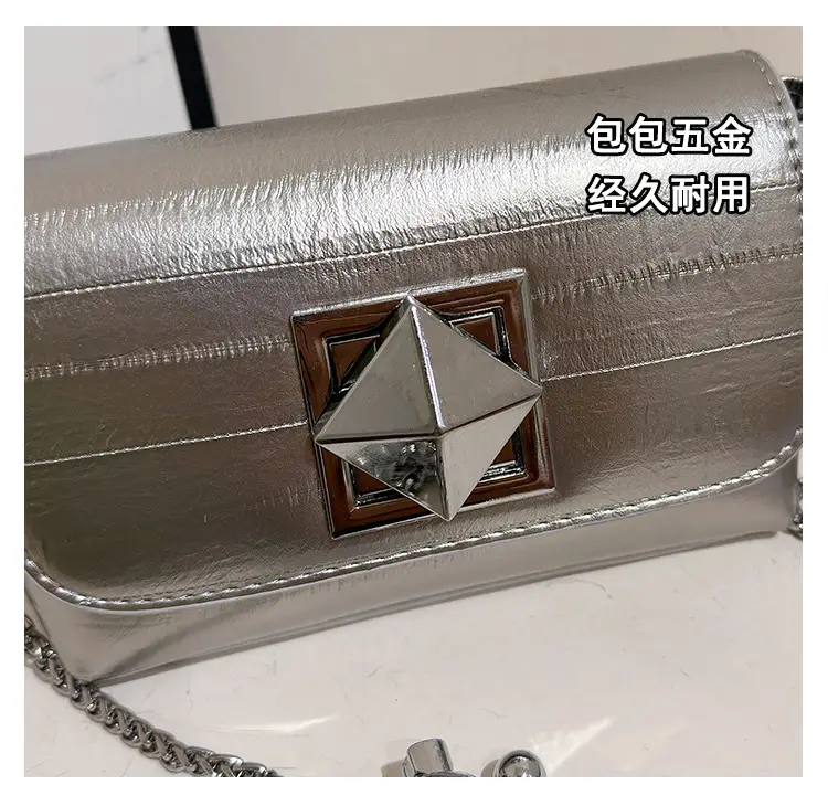 Silver Chain Shoulder Bag Women 2024 New Design — feature 7