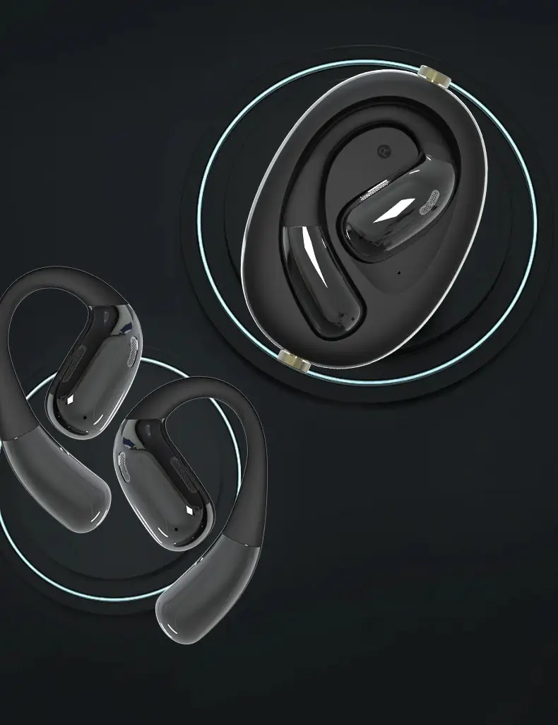 Noise-Canceling Rotating Bluetooth Headphones Black β feature 11