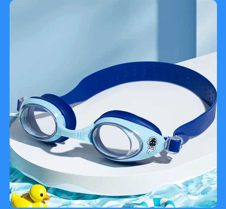 Children's swimming goggles small frame waterproof anti-fog HD boys and girls professional swimming glasses swimming cap suit diving equipment — feature 10