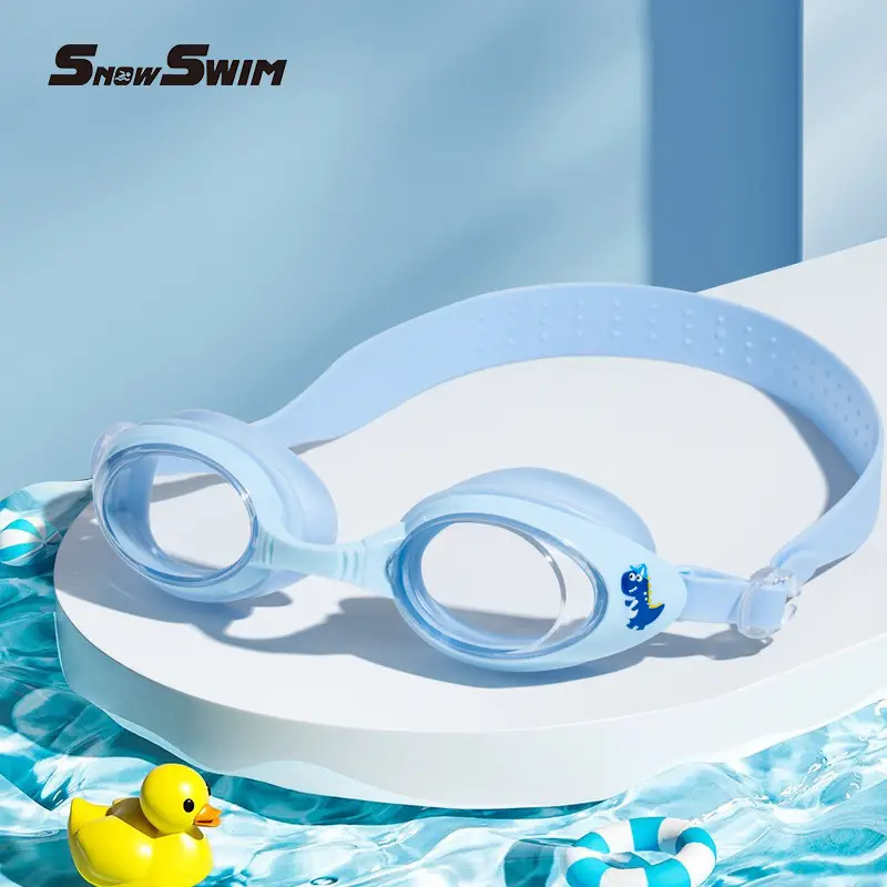 Children's swimming goggles small frame waterproof anti-fog HD boys and girls professional swimming glasses swimming cap suit diving equipment