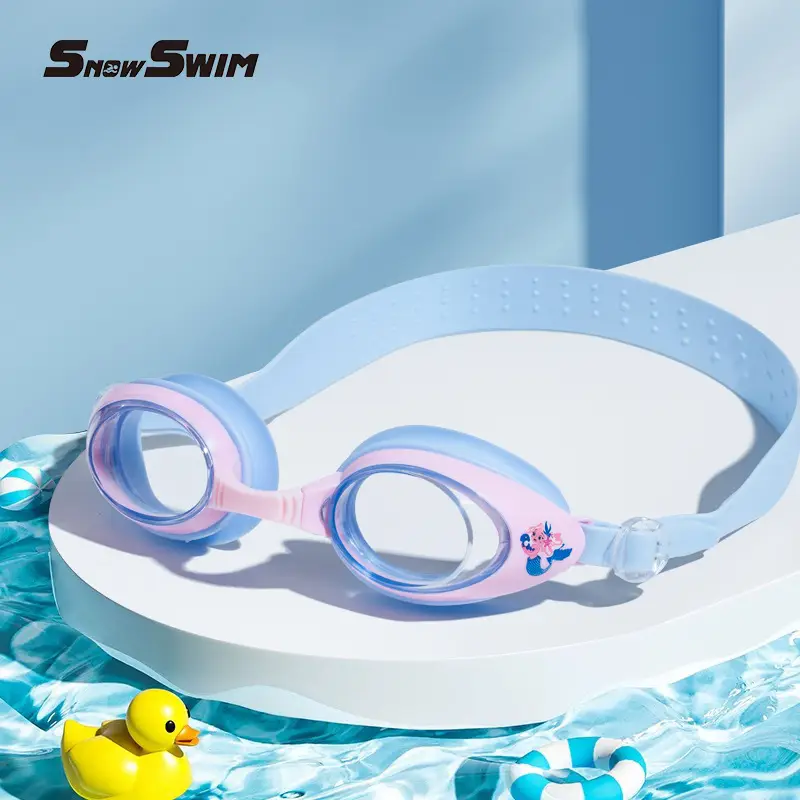 Children's swimming goggles small frame waterproof anti-fog HD boys and girls professional swimming glasses swimming cap suit diving equipment