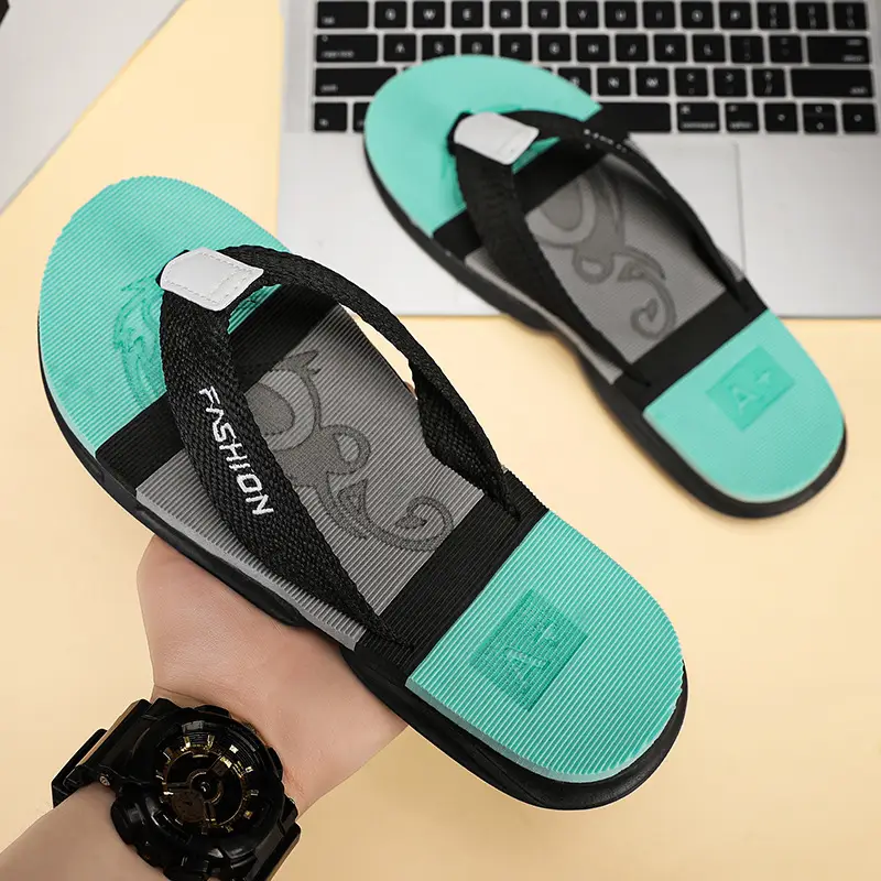 Summer New Men's Shoes Fashionable Soft Bottom Flip-Flops Teenager Outdoor Non-Slip Deodorant Casual Sandals Fashionable Cool Shoes - Image 5
