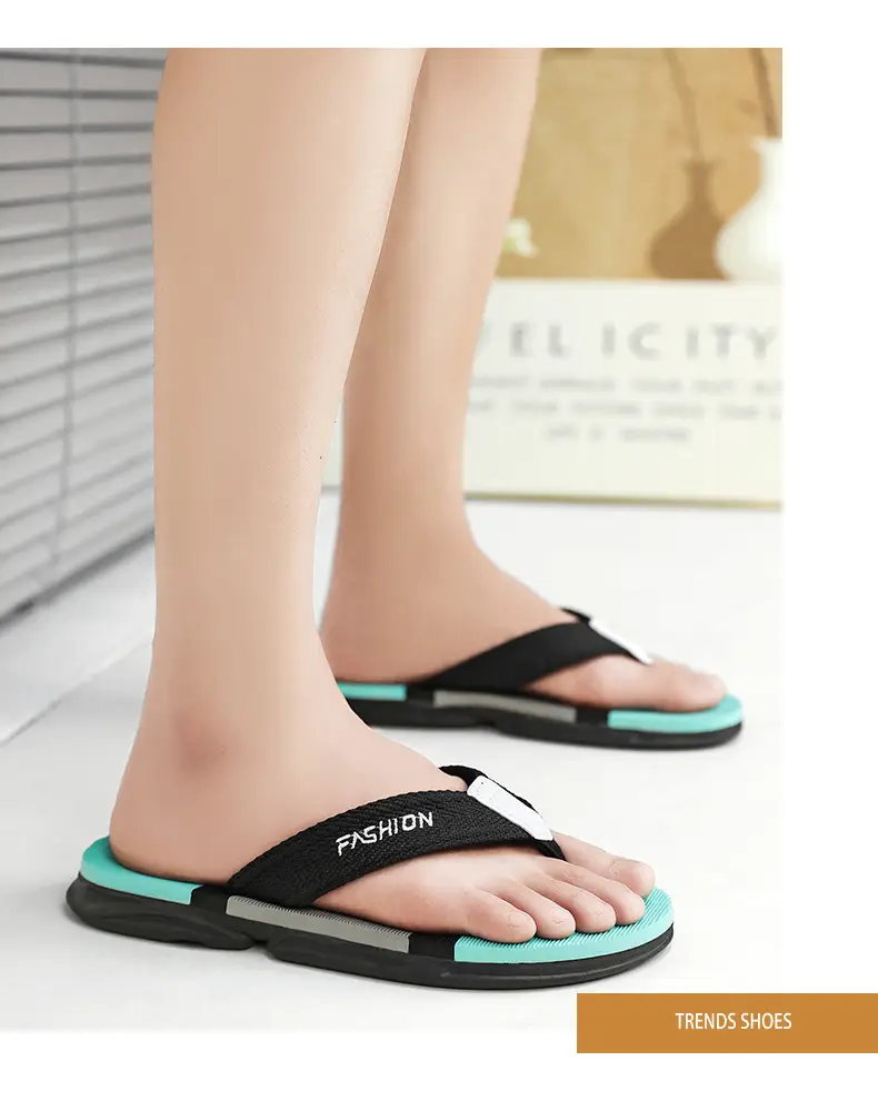 Summer New Men's Shoes Fashionable Soft Bottom Flip-Flops Teenager Outdoor Non-Slip Deodorant Casual Sandals Fashionable Cool Shoes — feature 10
