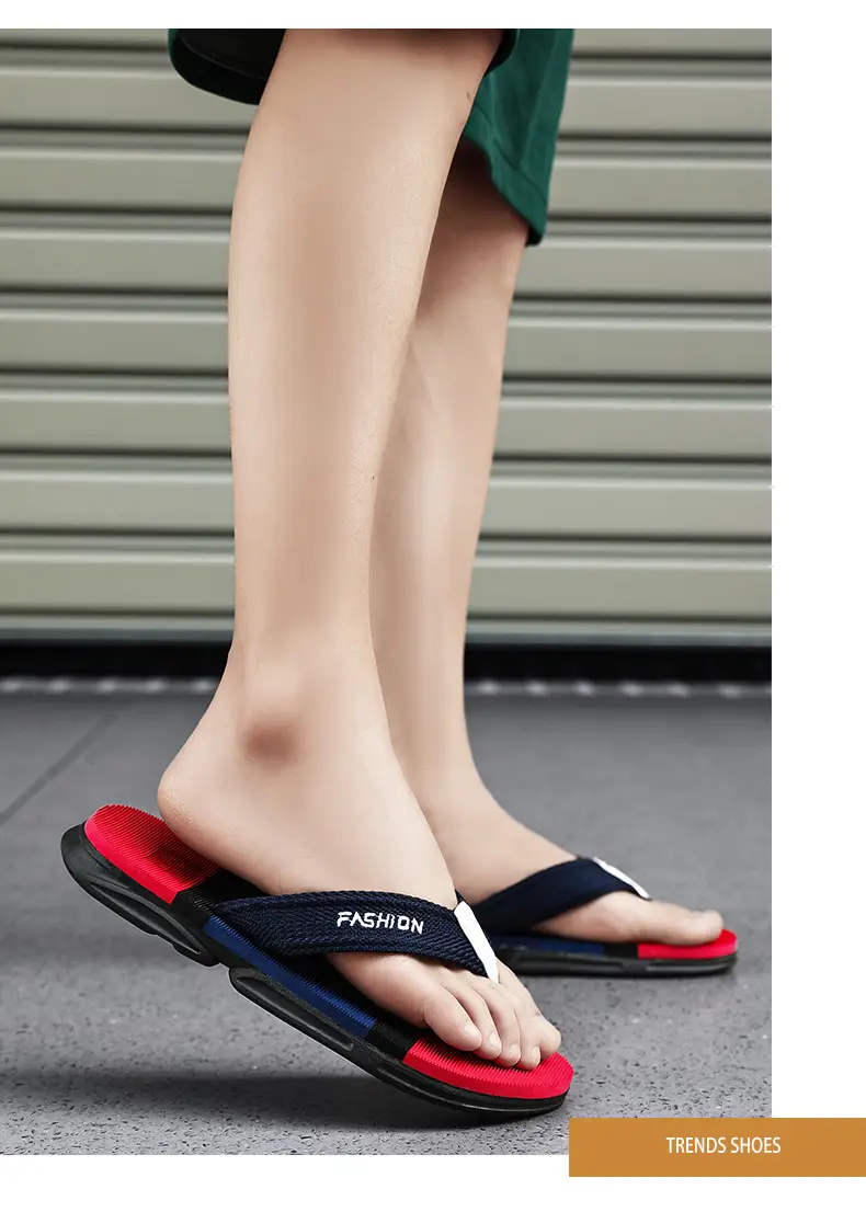 Summer New Men's Shoes Fashionable Soft Bottom Flip-Flops Teenager Outdoor Non-Slip Deodorant Casual Sandals Fashionable Cool Shoes — feature 8
