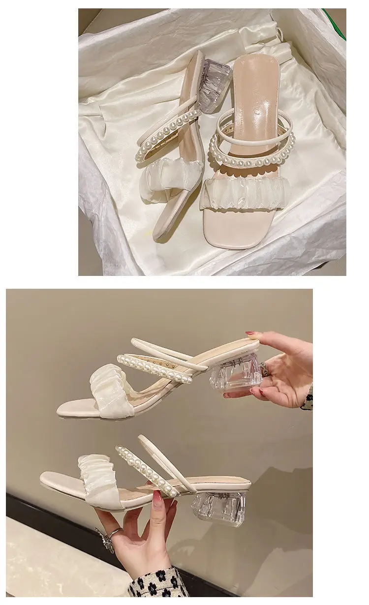 Crystal High Heel Sandals for Women 2025 Summer — feature 13