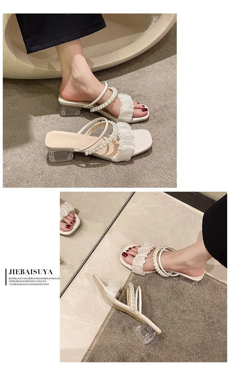 Crystal High Heel Sandals for Women 2025 Summer — feature 9