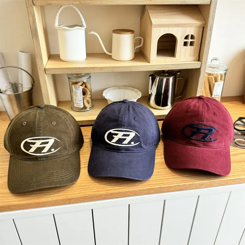 Maroon H-Baseball Cap Women Men Sun Protection - Image 8