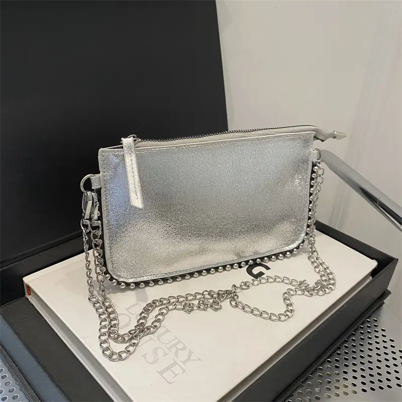Silver Korean Style Crossbody Bag for Women 2026 - Image 6
