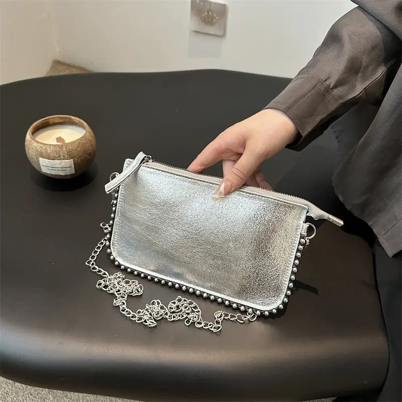 Silver Korean Style Crossbody Bag for Women 2026 - Image 3