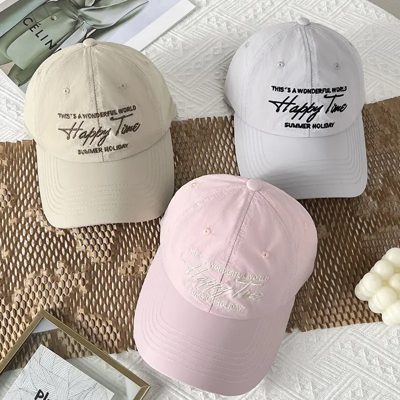 Men Women Hat Summer Holiday Black White Graphic Cap - Image 9