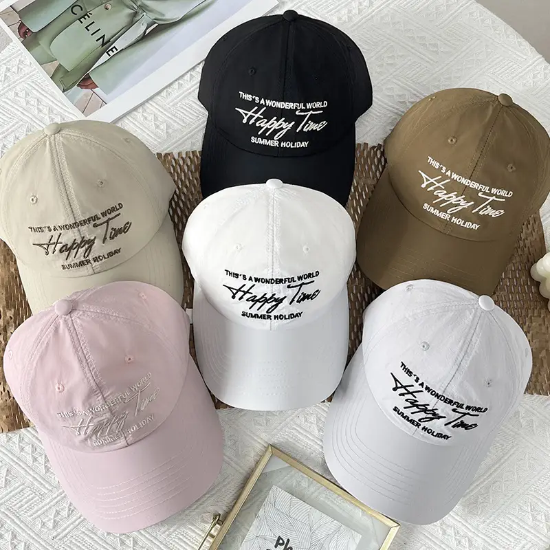 Men Women Hat Summer Holiday Black White Graphic Cap - Image 10