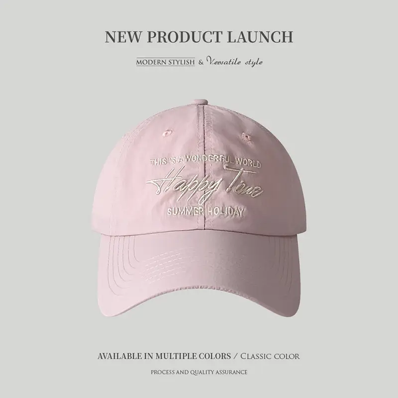 Men Women Hat Summer Holiday Black White Graphic Cap - Image 5