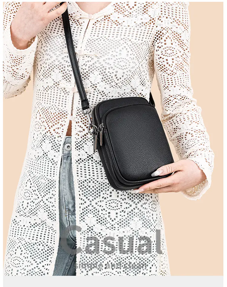 Denk Crossbody Bag Tan PU Leather 2024 — feature 1