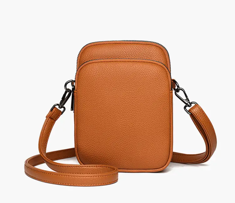 Denk Crossbody Bag Tan PU Leather 2024 — feature 12