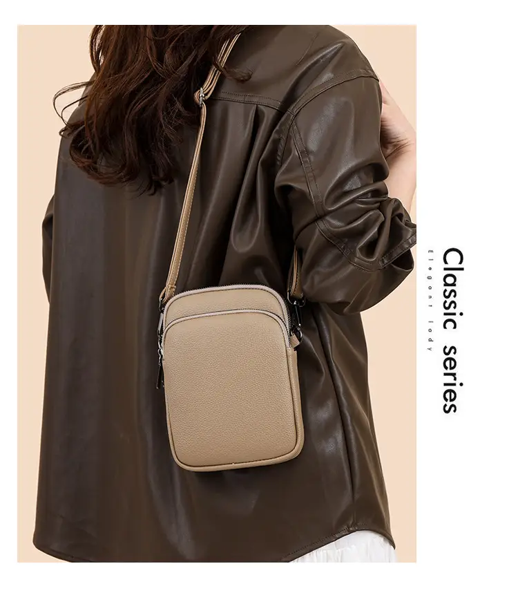 Denk Crossbody Bag Tan PU Leather 2024 — feature 25