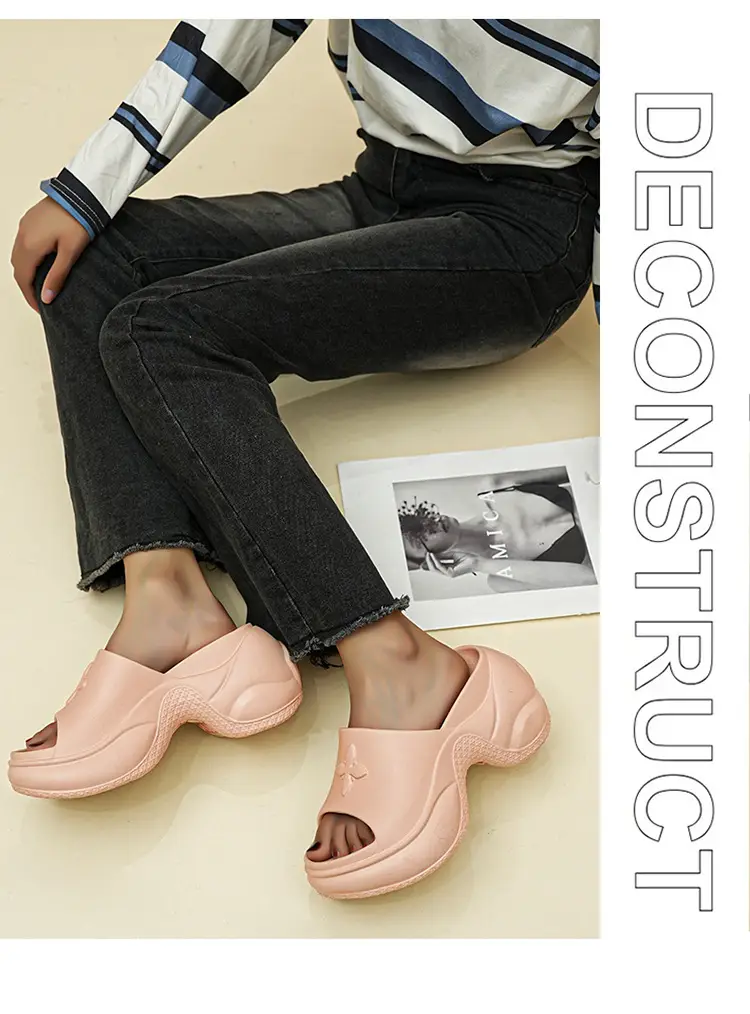 Women Black Thick Heel Slippers Summer 2024 — feature 12