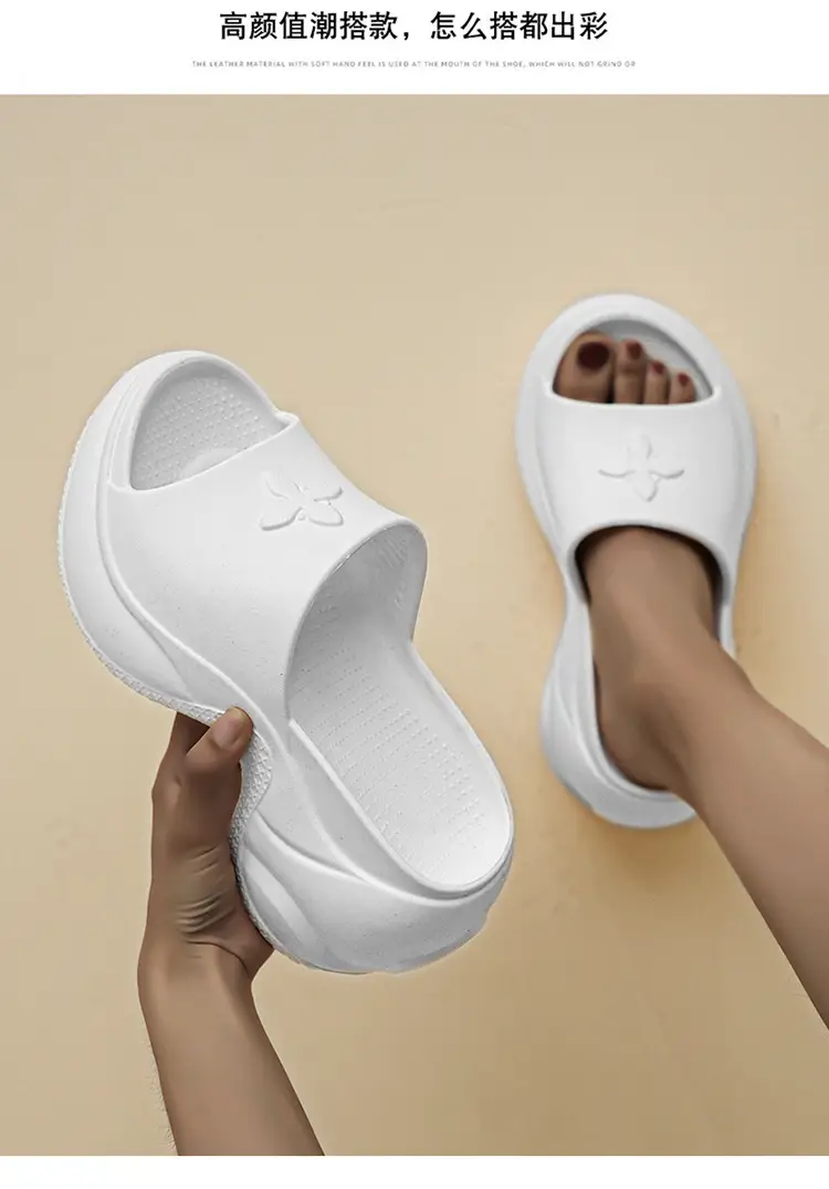 Women Black Thick Heel Slippers Summer 2024 — feature 19