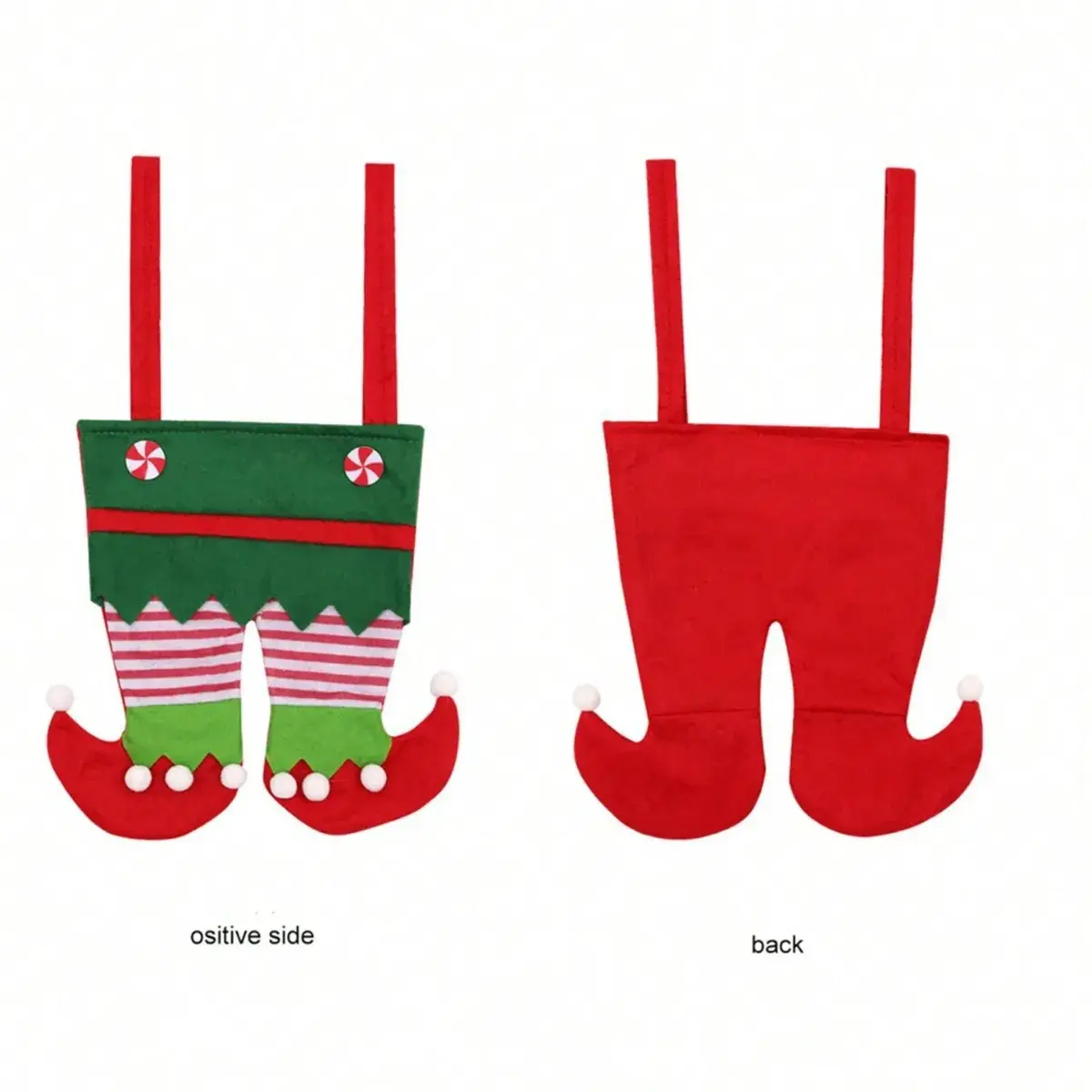 Christmas Candy Bag Santa Gift Bag Red Green