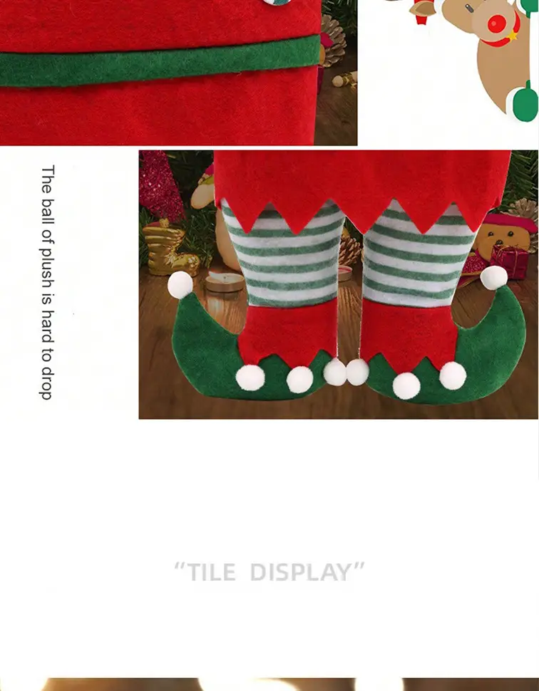 Christmas Candy Bag Santa Gift Bag Red Green — feature 10