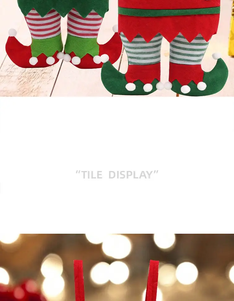 Christmas Candy Bag Santa Gift Bag Red Green — feature 8