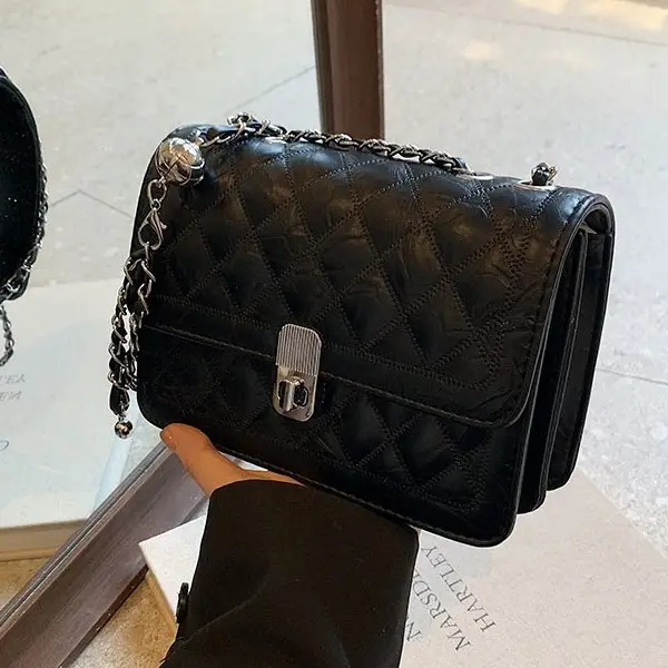 Lingge Chain Women's Bag 2024 New Cross-border All-match Western Style Crossbody Bag - Image 5