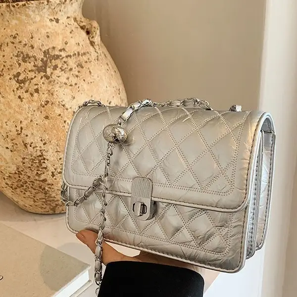 Lingge Chain Women's Bag 2024 New Cross-border All-match Western Style Crossbody Bag - Image 6